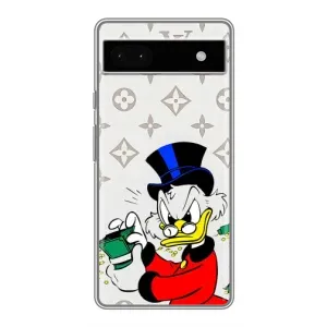 Чехлы для Google Pixel 6a - Скрудж МакДак Louis Vuitton (PREMIUMPrint) (Баксы Скрудж)