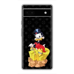 Чехлы для Google Pixel 6a - Скрудж МакДак Louis Vuitton (PREMIUMPrint) (Богатство Макдака)