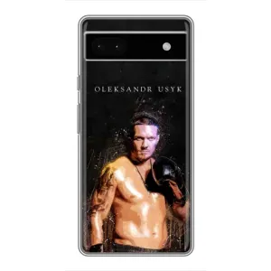 Чехол с принтом «Боксер Александр Усик» для Google Pixel 6a