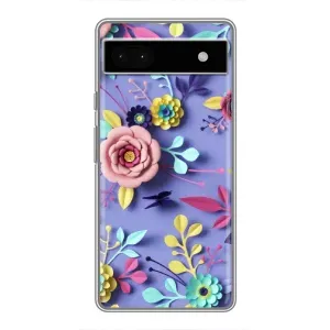 Чохли з квітами для Google Pixel 6a (VPrint) (Дизайн квітів)