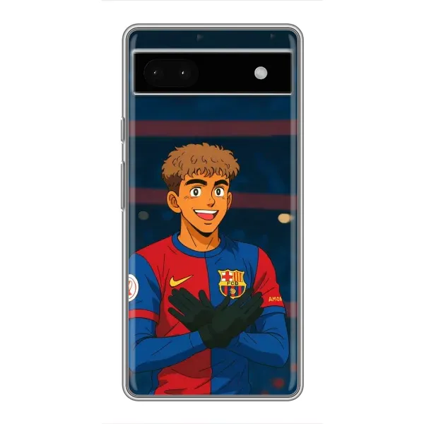 Чохол з принтом «Футболіст Ямаль» для Google Pixel 6a Чохол з принтом «Футболіст Ямаль» для Google Pixel 6a