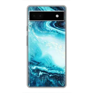 Мраморный чехол на Google Pixel 6a (VPrint)