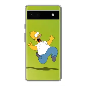Чохол з принтом «Гомер Сімпсон» для Google Pixel 6a