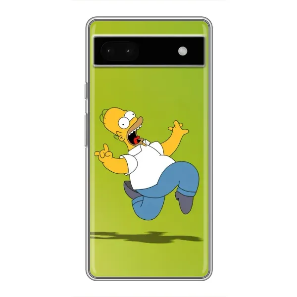 Чохол з принтом «Гомер Сімпсон» для Google Pixel 6a