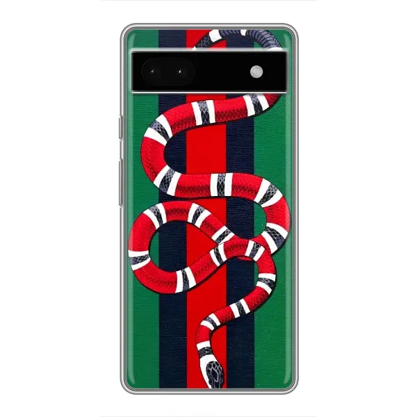 Чехол с принтом «Gucci змия» для Google Pixel 6a Чехол с принтом «Gucci змия» для Google Pixel 6a