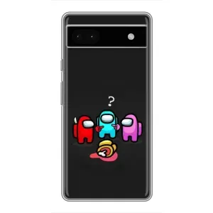 Чехол Амонг Ас для Google Pixel 6a (AlphaPrint) (Импостер)