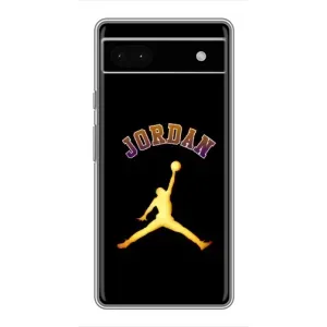 Чохли для Google Pixel 6a - з картинкою JORDAN (AlphaPrint) (Jordan Gold)