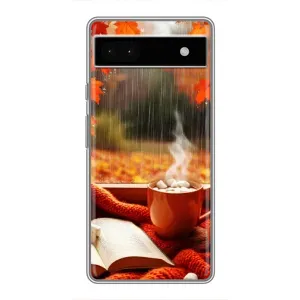 Чохол з принтом «Кава і дощ» для Google Pixel 6a