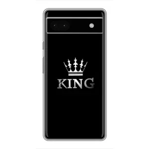 Чехол с принтом «KING» для Google Pixel 6a
