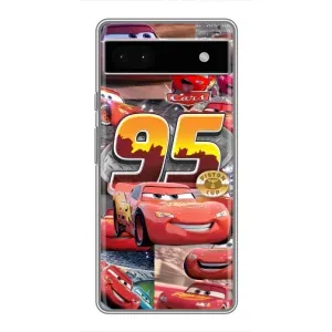 Силіконовий чохол Маквін для Google Pixel 6a (Колаж Блискавка Маквін)