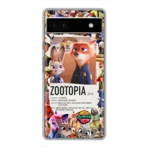 Чохол Зоотрополіс на Google Pixel 6a (Постер Зоотрополіс)