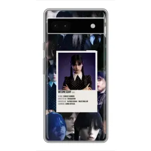 Чохли Венсдей на Google Pixel 6a Уенсдей (AlphaPrint) (колаж Венздей)