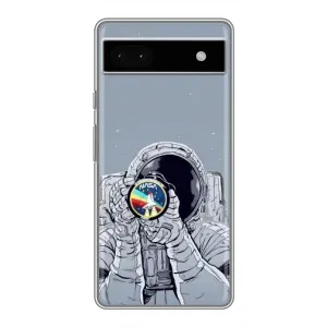 Чохол NASA для Google Pixel 6a (AlphaPrint) (Космонавт фото)
