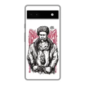 Чохли для Google Pixel 6a с принтом Тараса Шевченко (AlphaPrint) (Козак Шевченко)