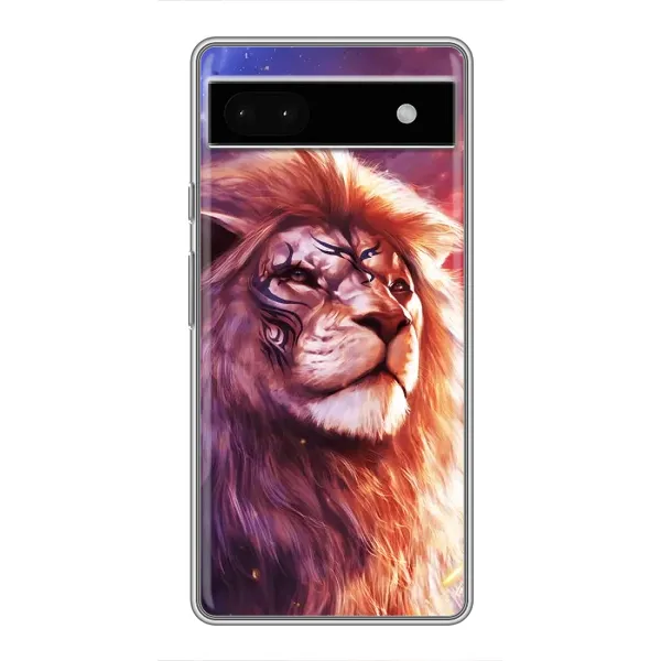 Чехол с принтом «Красочный Лев» для Google Pixel 6a Чехол с принтом «Красочный Лев» для Google Pixel 6a