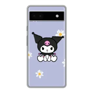 Чехол с кроликом Куроми на Google Pixel 6a (Куроми в цветах)