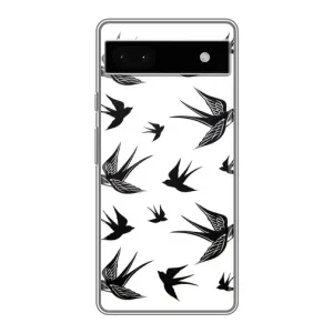Чехол с птицами на Google Pixel 6a (VPrint)
