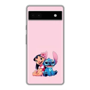 Чохол з принтом Стіч на Google Pixel 6a (Ліло і Стіч)