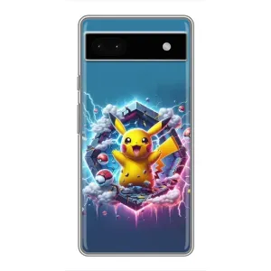 Чехол с принтом «Лого Пикачу» для Google Pixel 6a