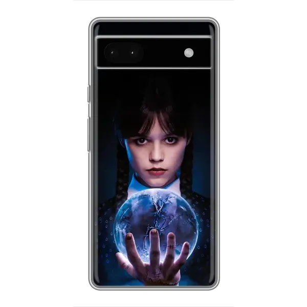 Чехол с принтом «Магическая сфера Уэнздей» для Google Pixel 6a Чехол с принтом «Магическая сфера Уэнздей» для Google Pixel 6a