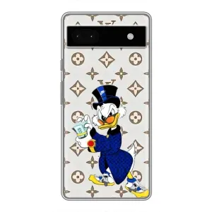 Чехлы для Google Pixel 6a - Скрудж МакДак Louis Vuitton (PREMIUMPrint) (Макдак на стиле)