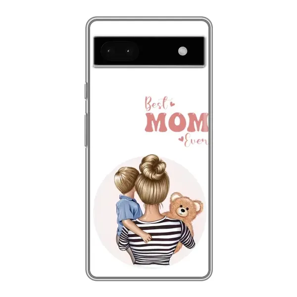 Чехол с принтом «Мама и сын» для Google Pixel 6a