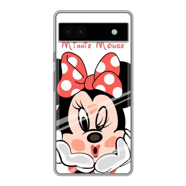 Чехол с принтом «Маус Минни» для Google Pixel 6a Чехол с принтом «Маус Минни» для Google Pixel 6a