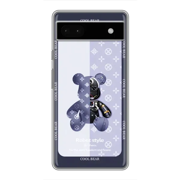 Чехол с принтом «Медвежонок LV» для Google Pixel 6a
