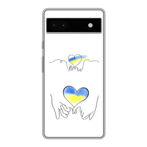 Чохол для Патріота України Google Pixel 6a - (AlphaPrint) (Мир Україні)