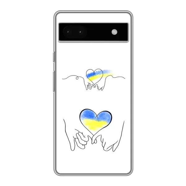 Чохол з принтом «Мир Україні» для Google Pixel 6a Чохол з принтом «Мир Україні» для Google Pixel 6a