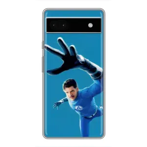 Чохол з принтом Фантастична четвірка для Google Pixel 6a (Містер Фантастік супергерой)