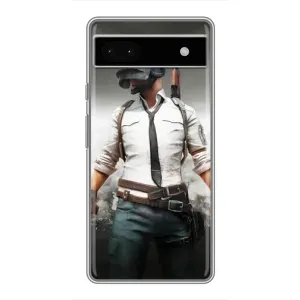Чехол PUBG для Гугл Пиксель 6а (AlphaPrint)