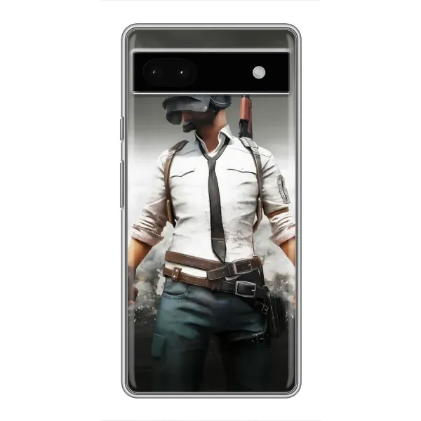 Чехол с принтом «Пабг мен» для Google Pixel 6a Чехол с принтом «Пабг мен» для Google Pixel 6a