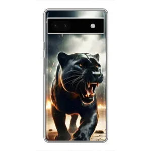 Чохол з принтом «Чорна пантера» для Google Pixel 6a