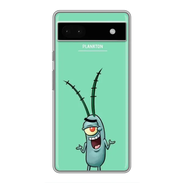 Чехол с принтом «Персонаж Планктон» для Google Pixel 6a