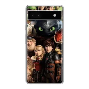 Чохол як приборкати дракона на Google Pixel 6a (Персонажі дракона)