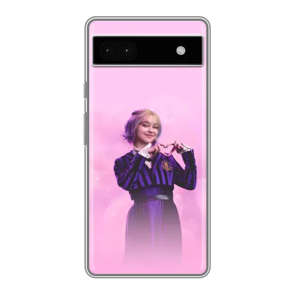 Чехол с принтом «Яркая Энид Уэнздей» для Google Pixel 6a Чехол с принтом «Яркая Энид Уэнздей» для Google Pixel 6a
