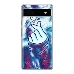 Чехол с принтом «Радужное сердце» для Google Pixel 6a