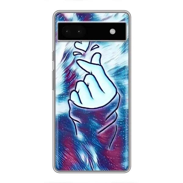 Чехол с принтом «Радужное сердце» для Google Pixel 6a