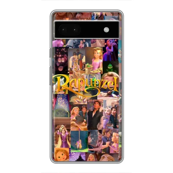 Чохол з принтом «Колаж Рапунцель» для Google Pixel 6a
