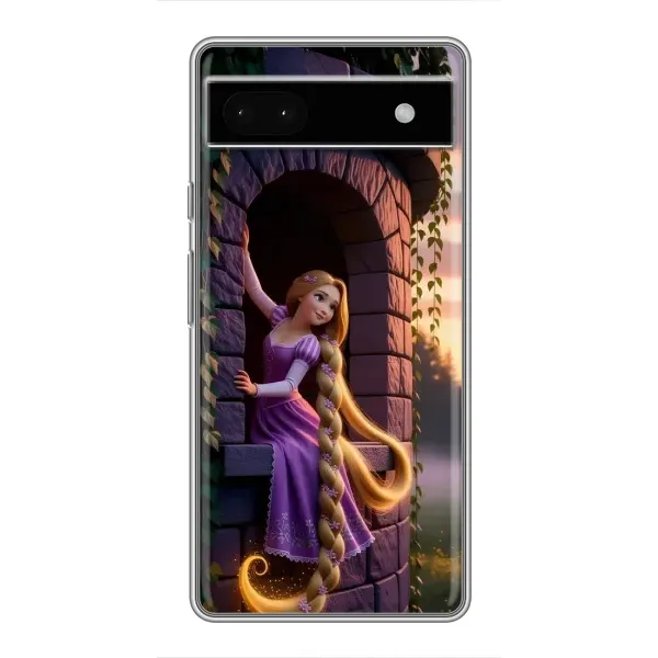 Чохол з принтом «Рапунцель на вежі» для Google Pixel 6a