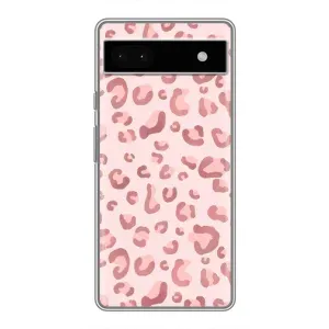 Чохол з принтом «Рожевий леопард» для Google Pixel 6a