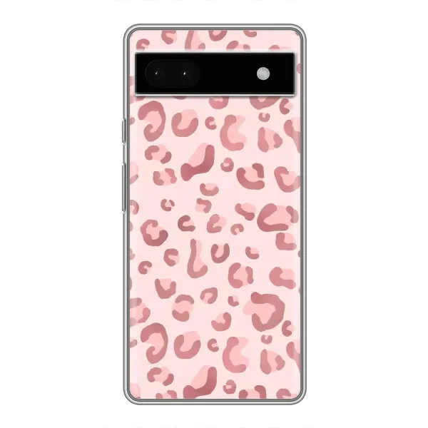 Чохол з принтом «Рожевий леопард» для Google Pixel 6a
