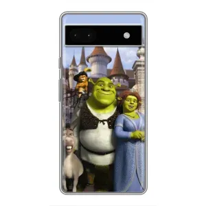 Чохол з мультфільмом Шрек на Google Pixel 6a (Казкові герої Шрека)