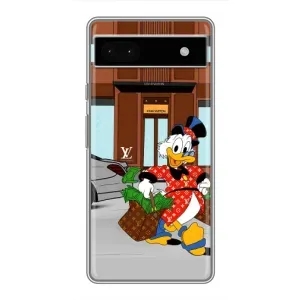 Чехлы для Google Pixel 6a - Скрудж МакДак Louis Vuitton (PREMIUMPrint) (Скрудж ЛВ)