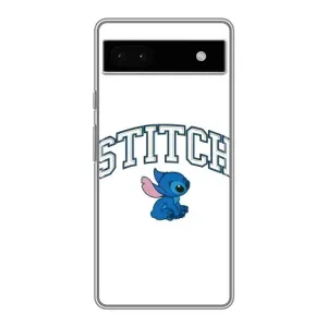 Чохол з принтом Стіч на Google Pixel 6a (Стіч лого)