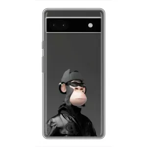 Чехлы с Обезьянами NFT для Google Pixel 6a (AlphaPrint) (стильная обезьяна NFT)