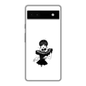 Чохли Венсдей на Google Pixel 6a Уенсдей (AlphaPrint) (танець Венздей)