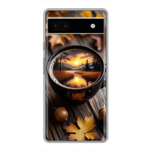 Чохол з принтом «Темна кава» для Google Pixel 6a Чохол з принтом «Темна кава» для Google Pixel 6a