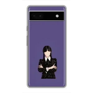 Чохли Венсдей на Google Pixel 6a Уенсдей (AlphaPrint)